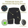 thumbnail image 5 of Summercome Micro-Vibration Maage Module Ice Silk lon Fiber Repair Shaping Shorts, Ionic Shapewear, Black, Size, 5 of 9