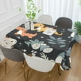 thumbnail image 2 of Yayeee Tablecloths 60" x 108" Rectangle Wrinkle Resistant Party Table Cover, Orange Dinosaur, 2 of 8