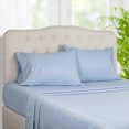 thumbnail image 5 of 1000 Thread Count Sateen Weave Luxury Deep Pocket Cotton Blend Sheet Set, 5 of 5