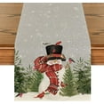 thumbnail image 1 of Artoid Mode - Manteles individuales navideños para mesa de comedor, 12.0 x 18.0 in, diseño de pájaros de invierno, Navidad, vacaciones, rústico, vintage, Acción de Gracias, lavable, juego de 4, 1 of 4
