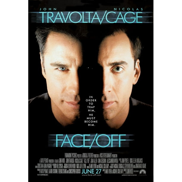 Face Off Movie Poster 16x24 Poster Medium Art Poster 16x24 Unframed