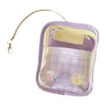 thumbnail image 1 of Rongfmy Doll Display Bag Small Figure Display Bag for Small Figure Collectibles Keys Violet, 1 of 8