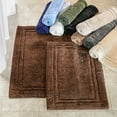 thumbnail image 5 of BNM Non-Slip Washable Bath Rug Set, 20" x 30", 24" x 36", Charcoal, 5 of 6