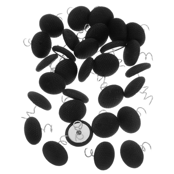 BRIGHTFUFU 30pcs Fabric Covered Bed Skirt and Sofa Tacks Upholstery Pins Twist Pins for Slipcovers Durable Anti Slip Furniture Tools