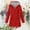 Red, variant on Lenago Rain Jacket Women Plus Size Solid Color Outdoor Hooded Windproof with Pocket Loose Rain Jacket Windbreaker Coat