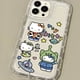 thumbnail image 3 of Sanrio funda transparente Hello Kitty para Samsung Galaxy S23 Ultra S22 S21 FE S20 S10 Plus Note 20 10 Pro A34 A54 A33 A53 A32 A52, 3 of 5
