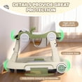 thumbnail image 5 of 5 in 1 Baby Walker for Boys Girls,Foldable,Music,Jumper,Rocking,Push W/ 3 Height Adjustable for Infant 6-18 Months,Bean Green, 5 of 7