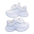 thumbnail image 4 of Gubotare Little Girl Sneakers Shoes for Kids Boys Girls Fashion Sneakers Hook&Loop Size 8.5 (White,Toddler 8.5), 4 of 6