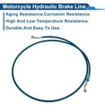 thumbnail image 6 of 150cm Motorcycle Brake Clutch Oil Hose Line with Nylon Stainless Steel Wire Braid PU Motorcycle Hydraulic Brake Line for Motorcycles Dirt bikes Blue, 6 of 6