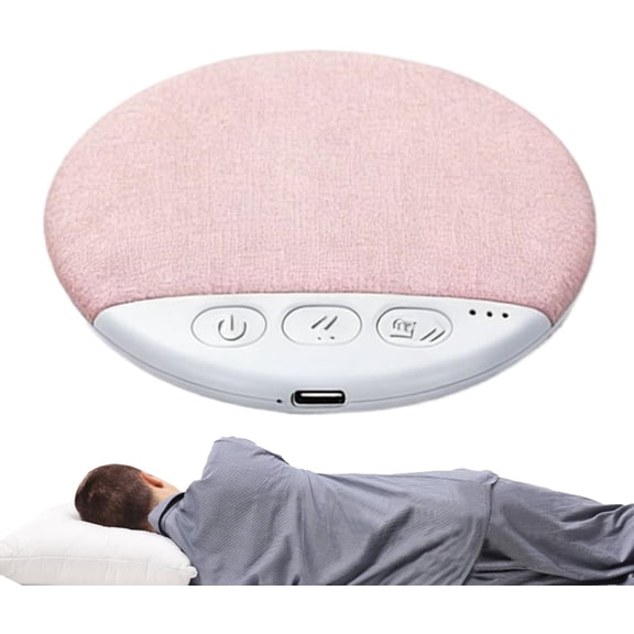 Sleep Speaker Under Pillow Bluetooth, with White Noise Timer Sleep Aid, Bone Conduction Pillow Speakers for Sleeping