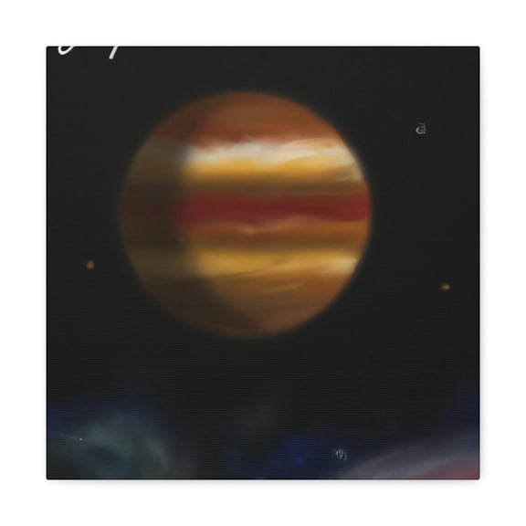 Jupiter's Celestial Beauty - Canvas