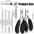 thumbnail image 2 of Austok Podiatrist Toenail Clippers,10 Pcs Nail Clippers Set Toe Nail Clippers for Thick Nails and Ingrown Toenails Professional Toenail Clippers Set Toe Nail Clippers for Adult and Seniors, 2 of 7