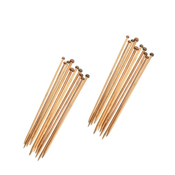 YSNOOWE 18 Pair Knitting Needles Synthetic Material Round For Diy Lovers 13.8in