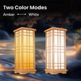 thumbnail image 5 of Techko Solar Zen Lantern – Amber or White Light (24.5"high), 5 of 12