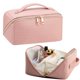 thumbnail image 1 of Bolsa de maquillaje VERNASSA de gran capacidad, impermeable, de viaje, rosa, 1 of 7