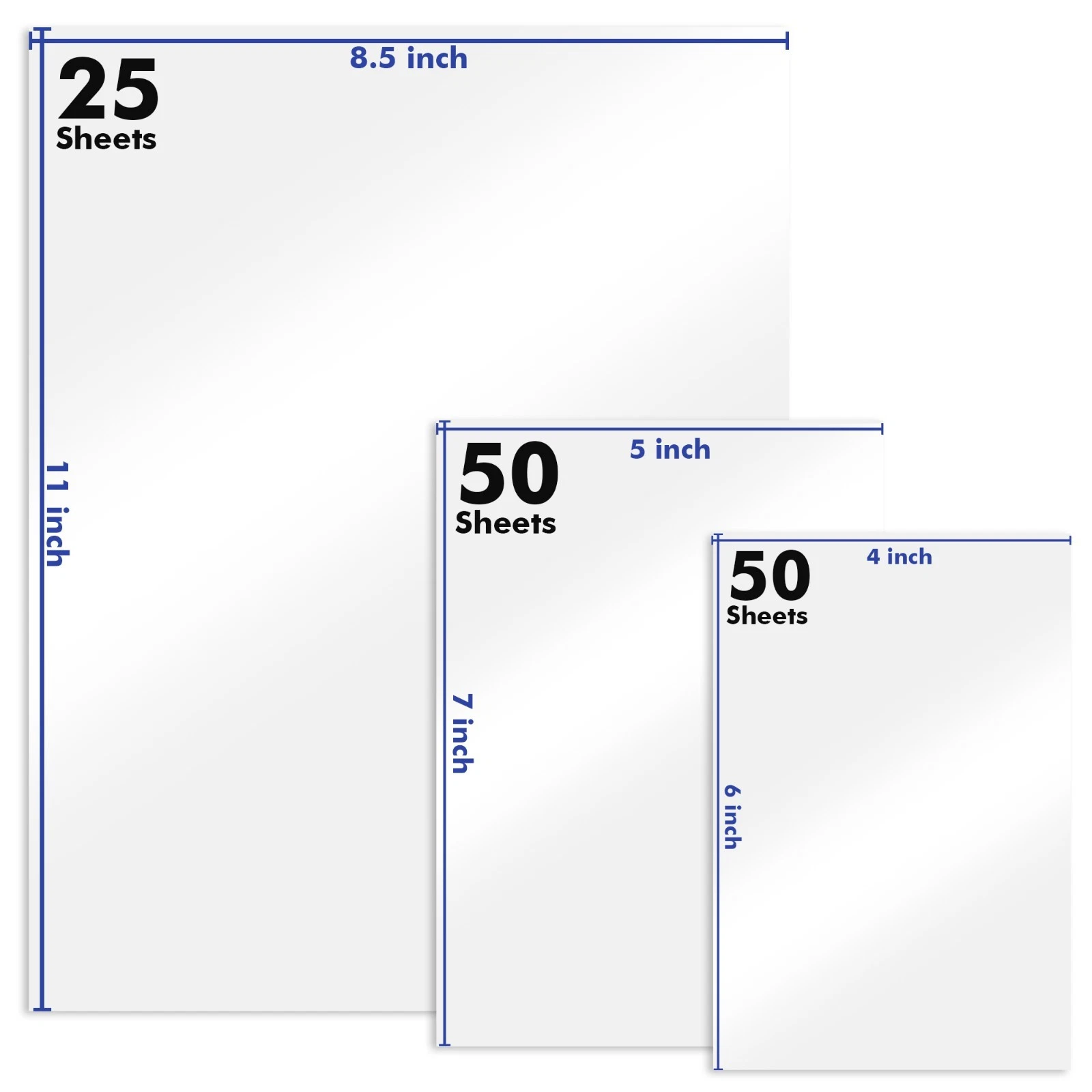 Assorted Size Inkjet Photo Paper Bundle - Koala Ultra Premium 72lb Glossy Photo Paper Inkjet Printer, 8.5x11,4x6,5x7