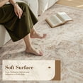 thumbnail image 3 of FEELHOME 8'x10' Rugs for Living Room, Washable Vintage Area Rug for Bedroom Dining Room, Soft Non-Slip Carpet Indoor Floor Rug Office Home Decor, Beige, 3 of 7