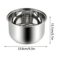 thumbnail image 3 of WXLCISI 304 Stainless Steel Rice Cooker Pot, Replacement Inner Bowl for Cooking, 3 of 8