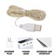 thumbnail image 3 of christmas decoration Usb Led String Lights Copper Wire Garland Light Waterproof Led Fairy Lights For Christmas Wedding Party Decoration New Year, 3 of 5