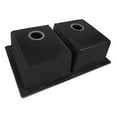 thumbnail image 3 of Ruvati 33 x 22 inch epiGranite Dual-Mount Double Bowl Kitchen Sink, 3 of 8