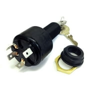Sierra MP39800 Conventional 4-Position 1-1/8" Polyester 4 Blade Terminal 12V 15 Amp Ignition Starter Switch