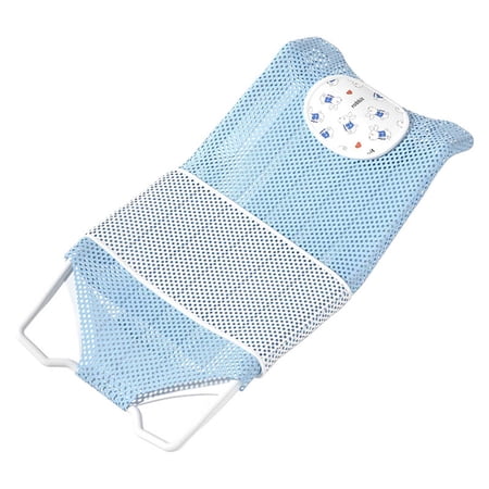 Baby Bath Support Seat Net for Newborn Infant Non-Slip Shower Mesh Tub Cushion Pad Rack