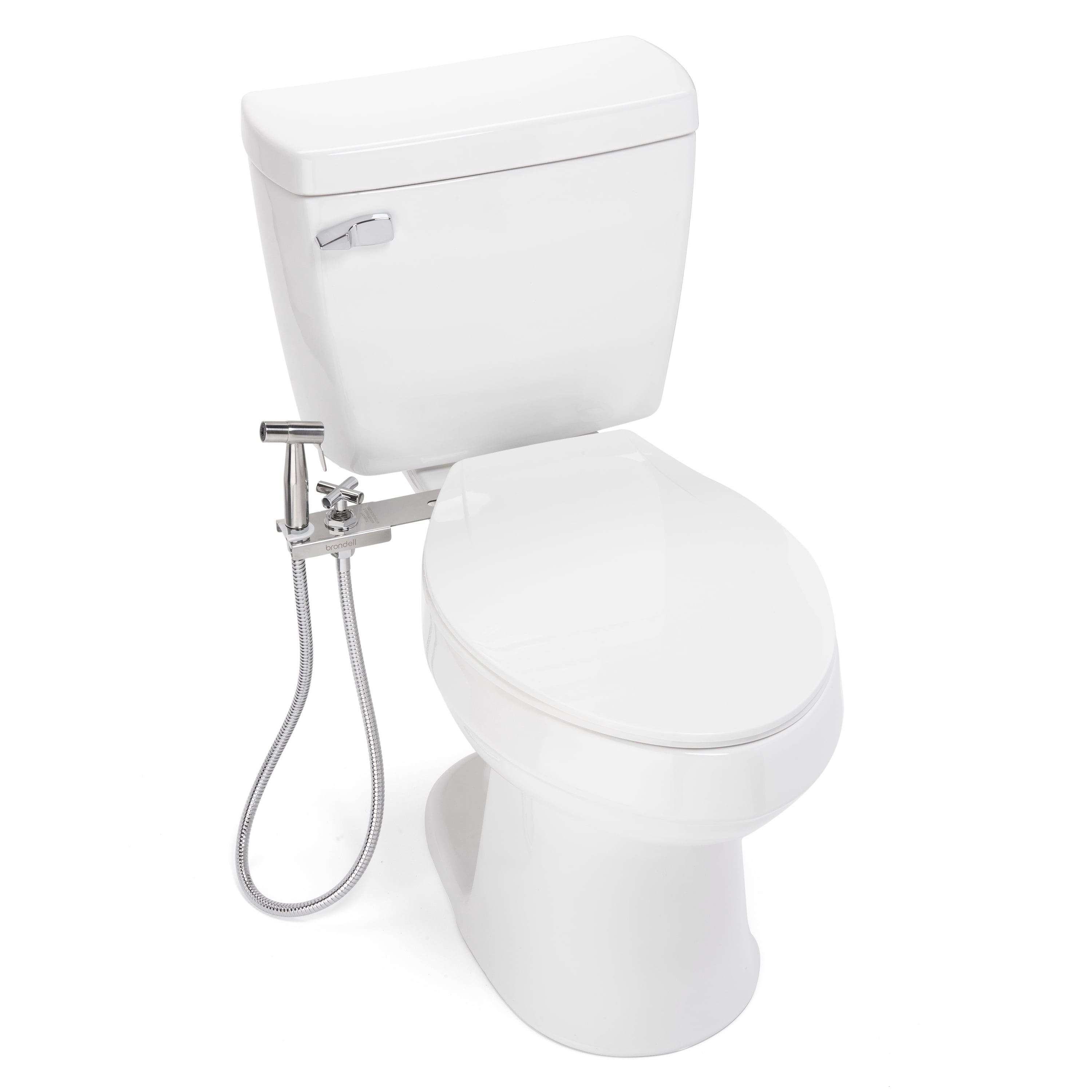 CleanSpa Luxury Hand-Held Bidet Holster with Integrated Shut Off, Stainless Steel