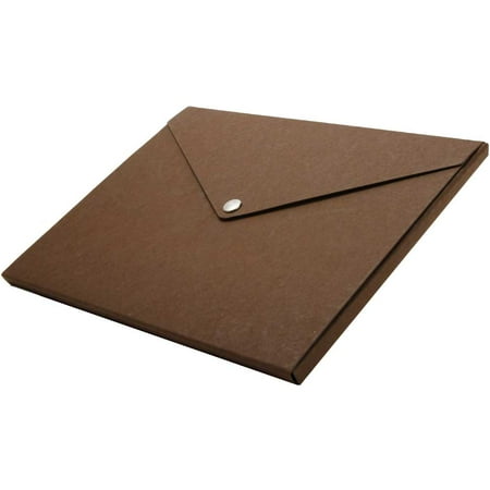UPC: 0610074235217 | JAM Kraft Snap Portfolio  9.3×12.3x.5  1/Pack  Brown Kraft