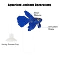 thumbnail image 4 of Unique Bargains Aquarium Artificial Betta Fish Ornament Glowing Simulation Animal Decoration with Suction Cup Blue, 4 of 6