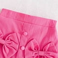 thumbnail image 7 of snilers Toddler Girls Clothes Cute Outfits 2 Piece Bow Ruffle Tank Tops Skirt Summer Clothing Sets Size 12 Months-6 Years, 7 of 7