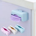 thumbnail image 5 of Juego de 3 cajas de almacenamiento de plástico montadas en la pared para bolsas de basura, para cocina, baño y sala de estar, 5 of 5