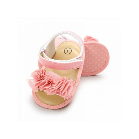 

Baby Girls Summer Sandals Soft Sole Toddler Infant Shoes Anti-slip Prewalker 0-18M