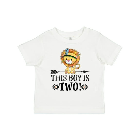 Inktastic 2nd Birthday Tribal Lion Boys Boys Toddler T-Shirt