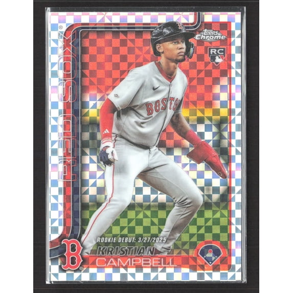 2025 Topps Chrome Kristian Campbell #USC188 X-Fractor RC