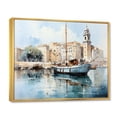 thumbnail image 2 of Designart "Marseille s Mediterranean Charm French Coastal Elegance II" France Floater Framed Wall Art Print, 2 of 7