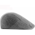 thumbnail image 4 of CoCopeaunts Newsboy Hat Wool Autumn Winter Hat Beret Adjustable Ivy Flat Cap Artist Painter Beret Hat Male Female Cabbie Hat, 4 of 7