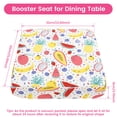 thumbnail image 2 of Asiento Booster Dznils para Mesa de Comedor Niños pequeños Fruta blanca, 2 of 10