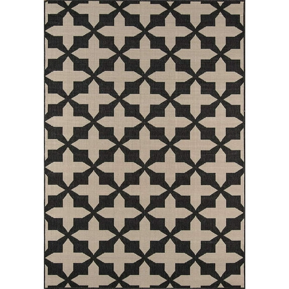 Momeni Baja 1'8" X 3'7" Transitional Rug in Charcoal