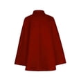 thumbnail image 4 of DxhmoneyHX Men's Halloween Short Cape Cloak Loose Lapel Collar Vintage Outerwear Fashion Costume for Festival Party, 4 of 8