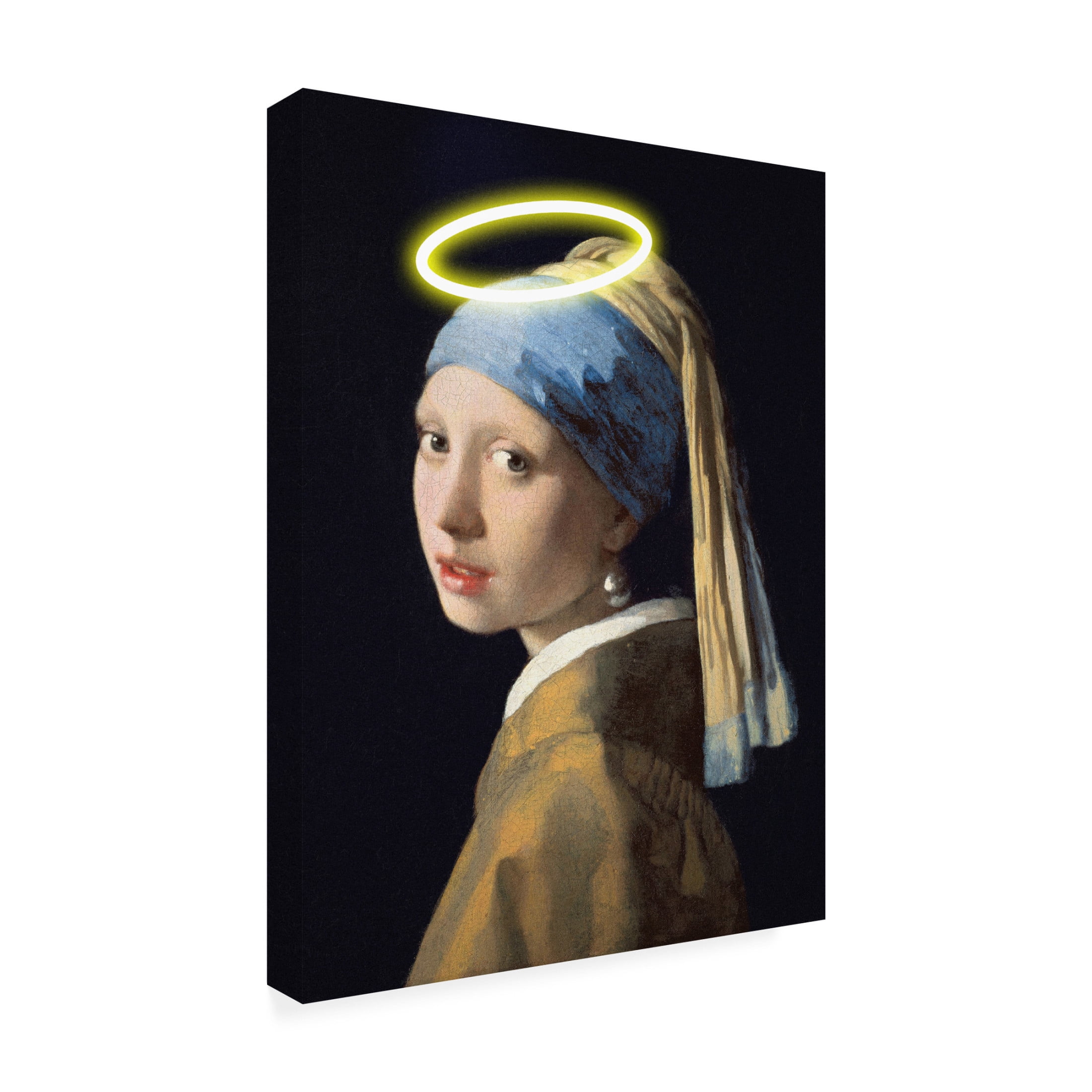 Trademark Fine Art Artelele Girl With A Halo Canvas Wall Art