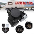 thumbnail image 4 of Adaptador de enganche para caravana Camperva RV, adaptador de enchufe para remolque, convertidor de enchufe de 13 pines a 7 pines para remolque., 4 of 5