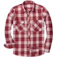 thumbnail image 1 of Men's Casual Button Down Flannel Shirt Plaid, 1 of 7