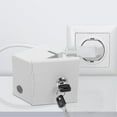 thumbnail image 4 of Boîtier de Prise Verrouillable Non Marqué en Fer, Boîtier de Protection pour Prise pour Usage Électrique Extérieur, Lot de 1, 4 of 6