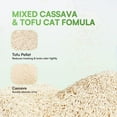 thumbnail image 2 of All For Paws Natural Cassava & Tofu Cat Litter, 10lb, Unscented – Sustainable Tofu Cat Litter with Strong Clumping, 2 of 7
