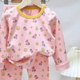 thumbnail image 5 of Girls Pajamas Kids Soft Cute Cotton Long Sleeve 2 Piece Stretchy Snug Fit Pjs Set For Girls,6-12 Months 12-24 Months 2t 3t 4t 5t 6t 7t 8t 9t Children(Yellow,8-9 Years), 5 of 5