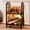 Black No Wheels, variant on ATR ART to REAL Indoor Outdoor Firewood Rack Log Cart with Fireplace Tools, Black