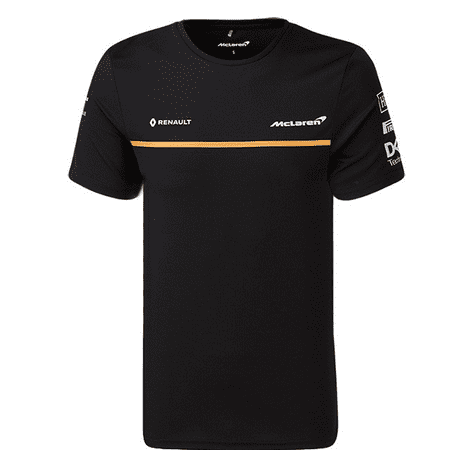 McLaren F1 2019 Men's Team Set Up T-Shirt Black (F1 2019 Best Setups)