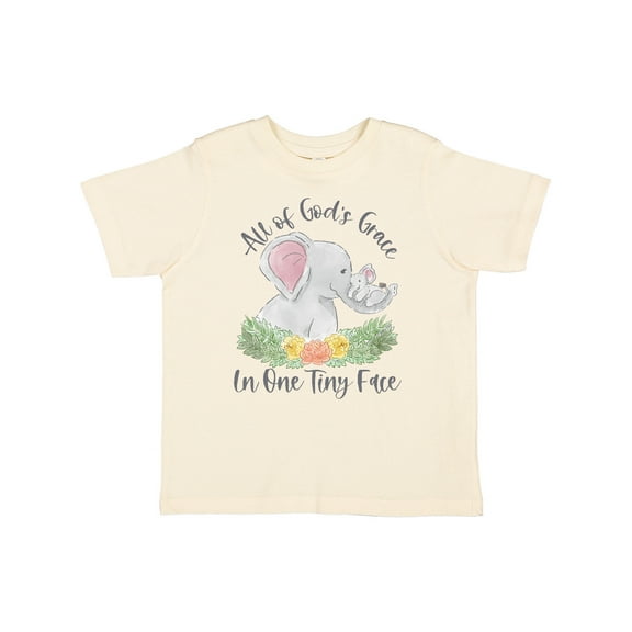 Inktastic All Of God's Grace In One Tiny Face Boys or Girls Toddler T-Shirt