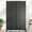 Black, variant on MAYEERTY 72*47in Outdoor Privacy Screen, 6 Panels Metal Privacy Fences for Patio, Gray