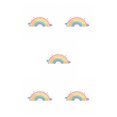thumbnail image 3 of Bearachild Wall Sticker Cartoon Rainbow Hand-Painted Self-adhesive Beautify Home Wallpaper Kids Art Child Living-Room Decals Nursery Type2, 3 of 6